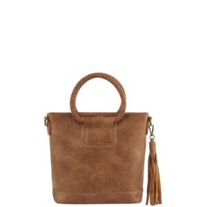 TDM-0035 MA Woven Cuff Handle Bucket Satchel