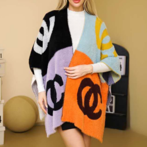P6206 MT Color Furry Shawl Scarf