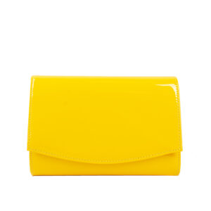 CO26012 YL Patent Leather Evening Clutch