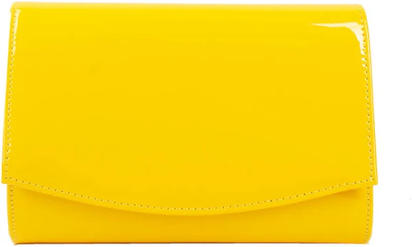 YL Patent leather clutch