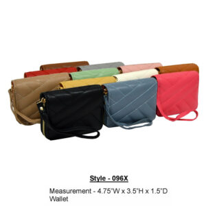 096 ASST Fashion Wallet (12PCS)
