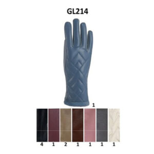 GL214 ASST Faux Leather Fashion Gloves (3pcs)