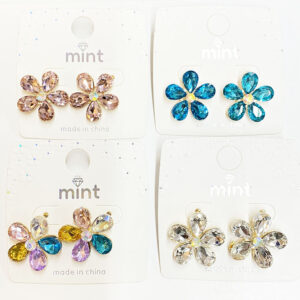 RER-0468 ASST Floral Earrings (6pcs)
