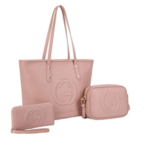 ZW-31618 MV 3-in-1 Tote Handbag / Crossbody Wallet Set