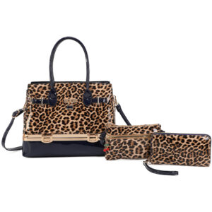 LP25005-T3-NV Handle Satchel Bag with crossbody & wallet (3 N 1)