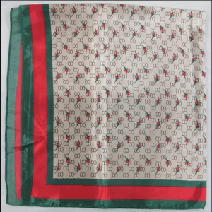 SC2502 ASST Fashion Pattern Printed Square Silky Satin Scarf Shawl (6pcs)