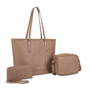 ZW-31618 TP 3-in-1 Tote Handbag / Crossbody Wallet Set