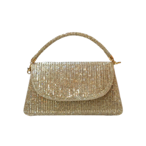 CO32072 GD Rhinestone Evening Purse