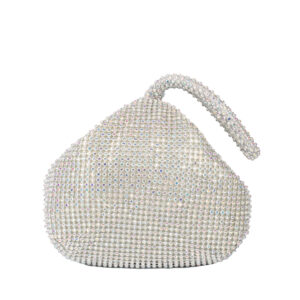 CO26019L ABS Rhinestones Bling Wrist Clutch Purse