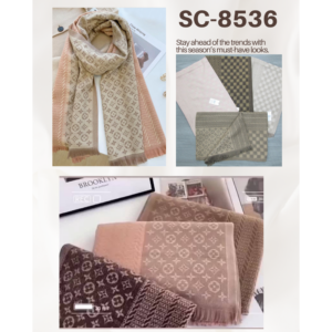 SC-8536 ASST Women Fashion Scarf (3 PCS)