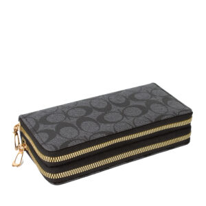 023 BK Fashion Double Zipper Wallet