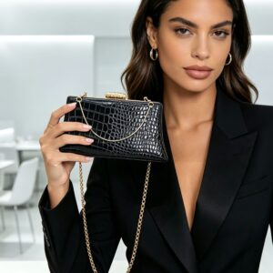 LAD800B BK Evening Clutch