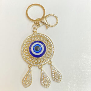 KC-0646 Evil Eye Rhinestones Keychain