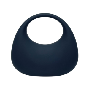 LA9115 BK Moon Shape Matte Clutch Bag