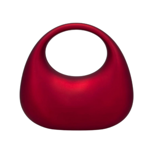 LA9115 RD Moon Shape Matte Clutch Bag