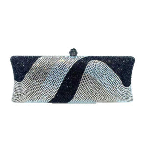 S800 BK Bling Evening Clutch / Crossbody Bag