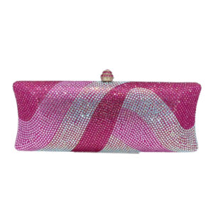 S800 PK Bling Evening Clutch / Crossbody Bag