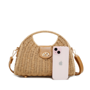 M1167 TN Fashion Rattan Top Handle Shoulder Handbag