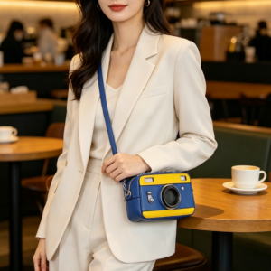 EWB093 BL Camera Crossbody Bag