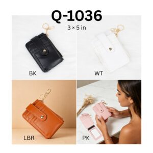 Q-1036 ASST Card Case Wallet (12pcs)