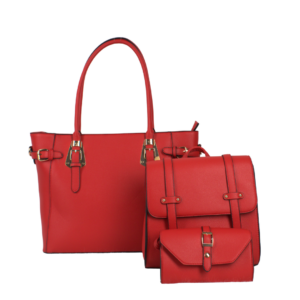 6054 RD Fashion Hand Bag 3 in 1