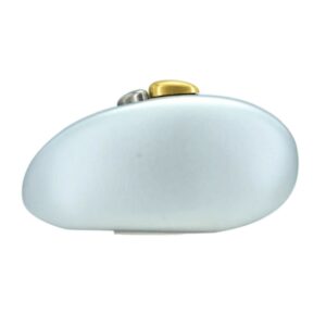 HSY-798 SL 2-Tone Knob Luxe Clutch Purse