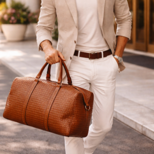 5111 BR Fashion Braided Weekender Bag
