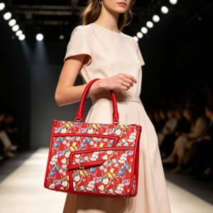 5160 RD Floral Pattern Handbag