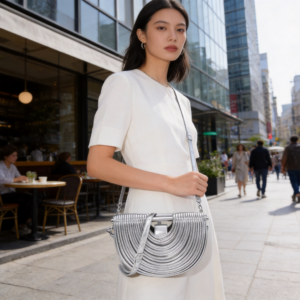 LA2501 SL Half Moon Shape Noodles Handbag