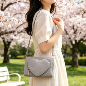 LF22905 ST Love Heart Crossbody Wallet Organizer