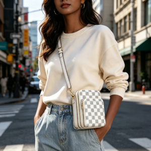 2224 WT Cell Phone Purse Crossbody Bag