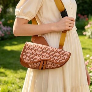 5086 BR Fashion Saddle Crossbody Bag