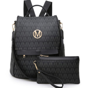 XL-M-8986 BK Fashion Backpack 2 N 1