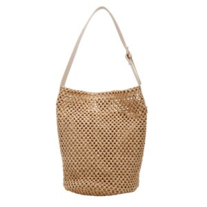 T3841 BG Fashion Straw Bucket Bag(2 N 1)