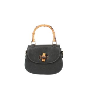 217 BK Fashion Wooden Handle Small Handbag