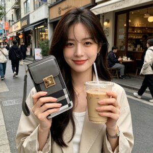 F1355 GY/BK Fashion Wallet