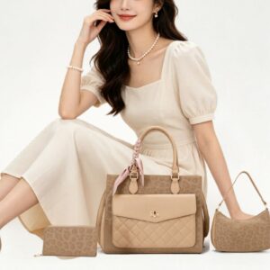L1897 TP Leopard Print Fashion Handbag(3 N 1)