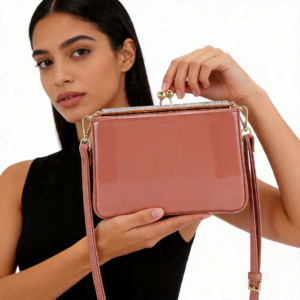 M1146 MV Patent Leather Crossbody Bag
