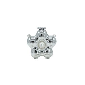 LAM9 SL Flower Shaped Metallic Evening Clutch
