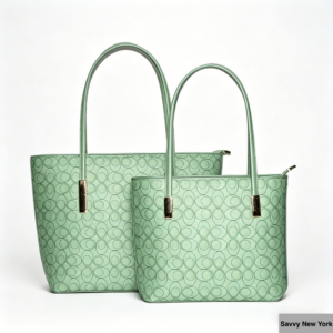 6096 GN Monogrammed Fashion Handbag(2 N 1)