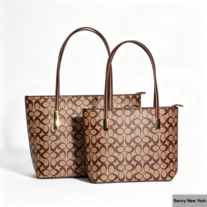 6096 BR Monogrammed Fashion Handbag(2 N 1)