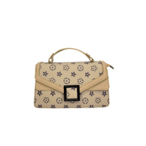 627 APR Monogram Print Flap Crossbody HandBag