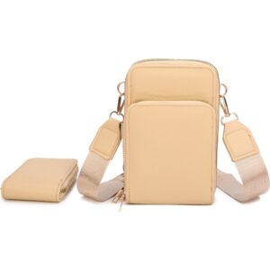PU-Q484 APR Litchi Grain Phone Crossbody Set(2 N 1)