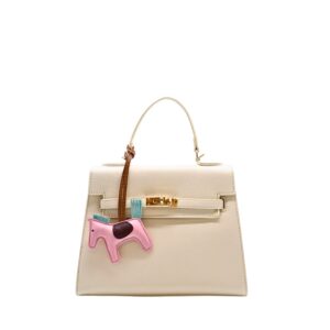 MW-5415 BTM Textured Leather Lock Flap Fashion HandBag