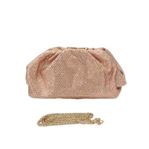 E268-T CHA Crystal Embellished Pouch Clutch Bag