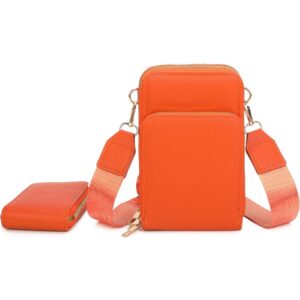 PU-Q484 OR Litchi Grain Phone Crossbody Set(2 N 1)
