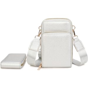 PU-Q484 SL Litchi Grain Phone Crossbody Set(2 N 1)