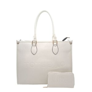 N2111A WT Fashion TOTE BAG Set(2 N 1)