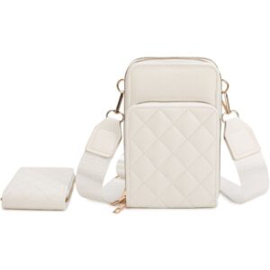 XNR-Q484 WT Quilted Phone Crossbody Set(2 N 1)