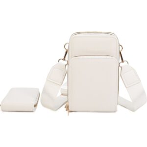 PU-Q484 WT Litchi Grain Phone Crossbody Set(2 N 1)